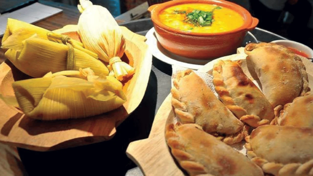 Image: A delectable display of culinary delights in Mendoza, featuring traditional regional Argentine cuisine. Indulge in authentic flavors and savor the rich culinary heritage of Mendoza. Experience the diverse and mouthwatering delights that showcase the culinary excellence of the region.